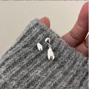 Asymmetrical Teardrop Earrings